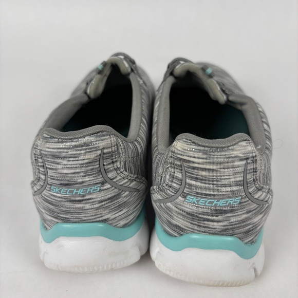 Skechers Relaxed Fit Air Cooled Memory Foam Women's Black Casual Shoes 8.5 - Picture 6 of 9